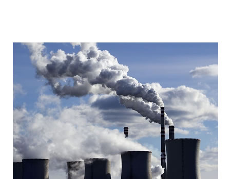 Emisiones de gases por centrales de carbón